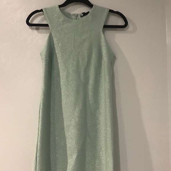 topshop mint green dress